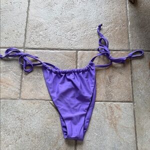 Purple bikini bottoms